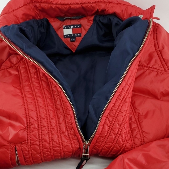 Tommy girl recycled nylon down jacket size S - Picture 3 of 13